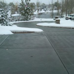 Radiant Heated Driveway